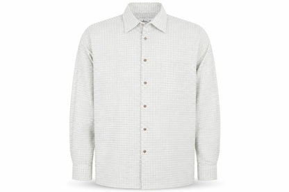 Mens UK Size 16 Littlewoods White  Button-Up Long Sleeve Casual Shirt