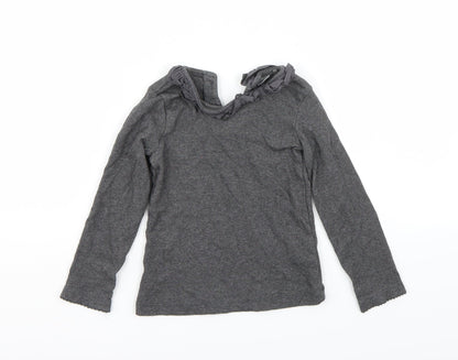 NEXT Girls Grey   Basic T-Shirt Size 2-3 Years