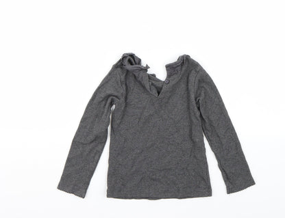 NEXT Girls Grey   Basic T-Shirt Size 2-3 Years