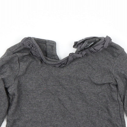 NEXT Girls Grey   Basic T-Shirt Size 2-3 Years