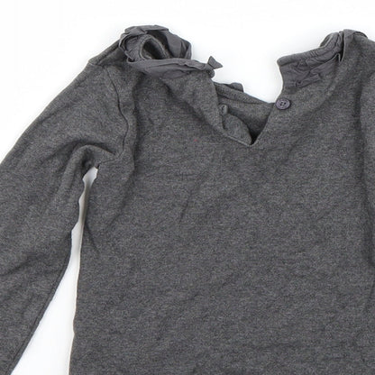 NEXT Girls Grey   Basic T-Shirt Size 2-3 Years