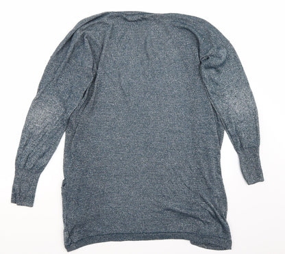 Definitions Womens Blue   Cardigan Jumper Size 14