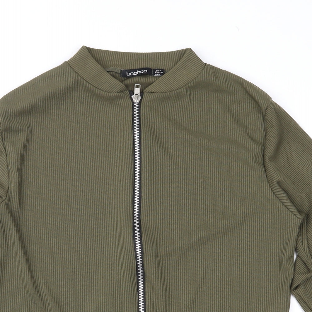 Womens UK Size 8 Boohoo Green Jacket