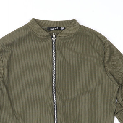 Womens UK Size 8 Boohoo Green Jacket