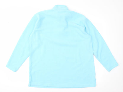 Wunder Colour Womens Blue  Fleece Jacket  Size L