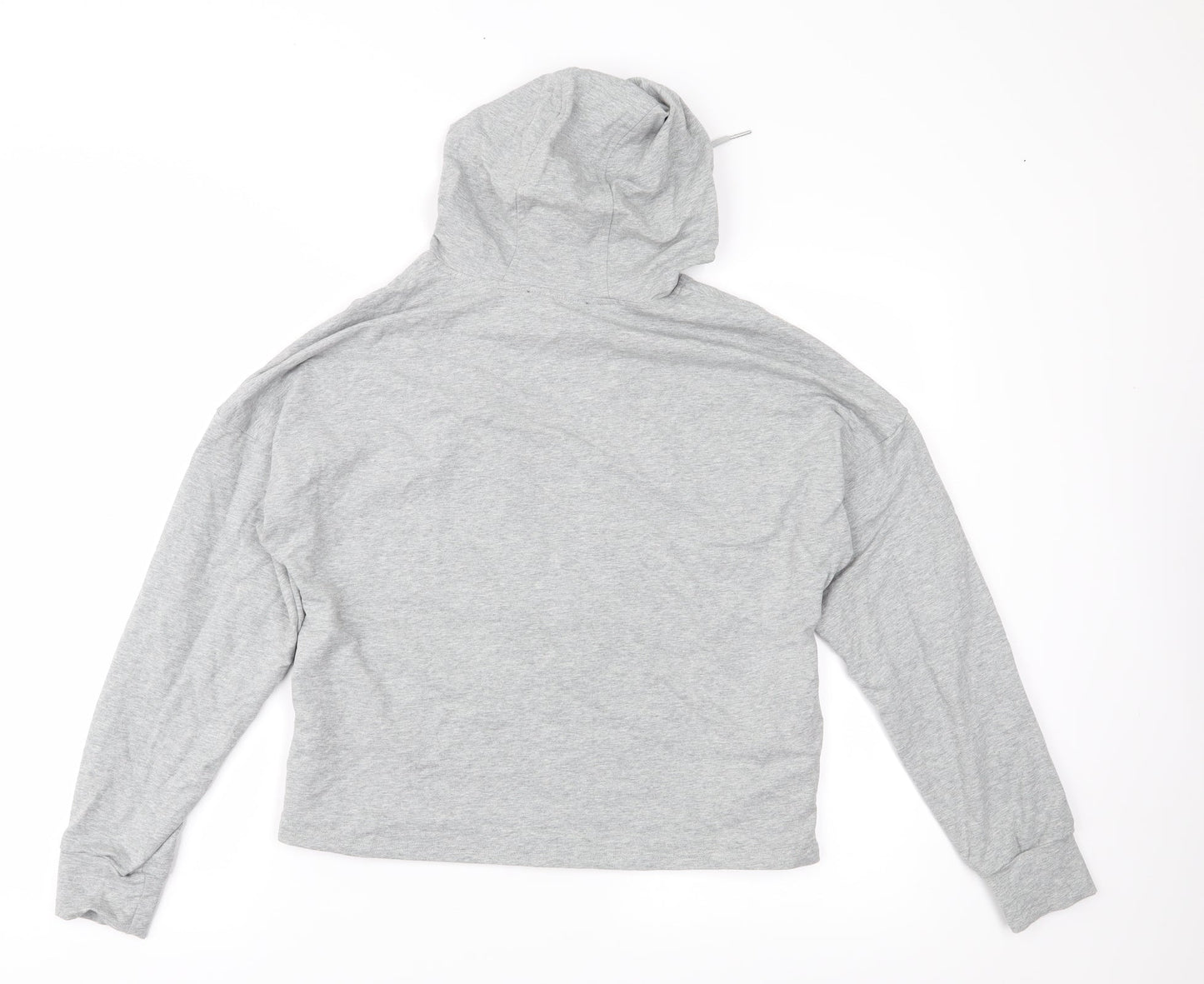 In Vogue Womens Grey  Jersey Pullover Hoodie Size S