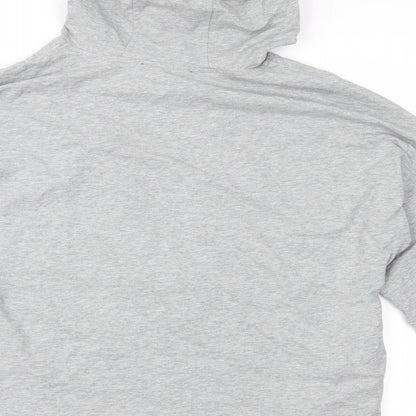 In Vogue Womens Grey  Jersey Pullover Hoodie Size S