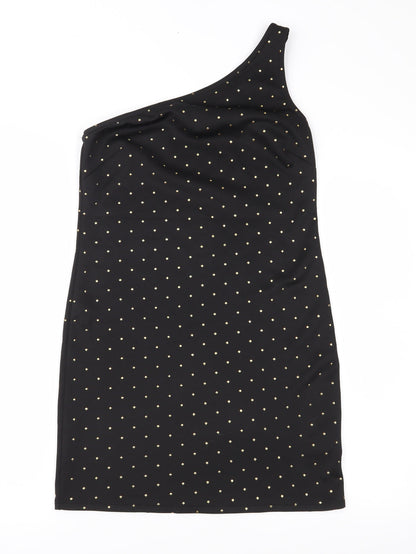 Atmosphere Womens Black Polka Dot  Shift  Size 12