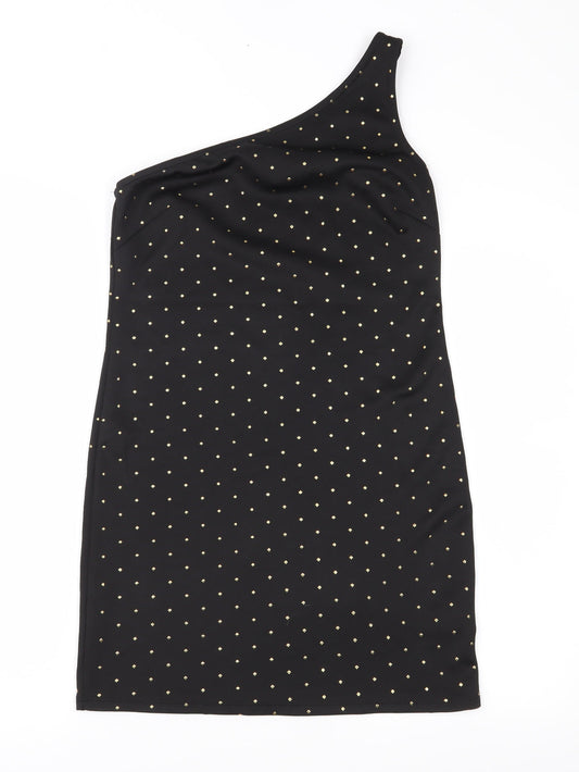 Atmosphere Womens Black Polka Dot  Shift  Size 12