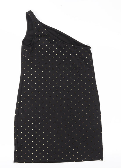 Atmosphere Womens Black Polka Dot  Shift  Size 12