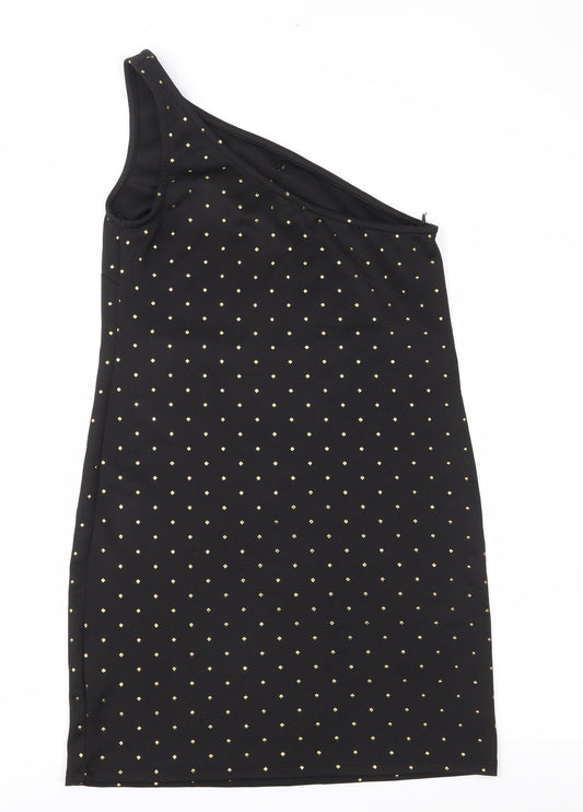 Atmosphere Womens Black Polka Dot  Shift  Size 12