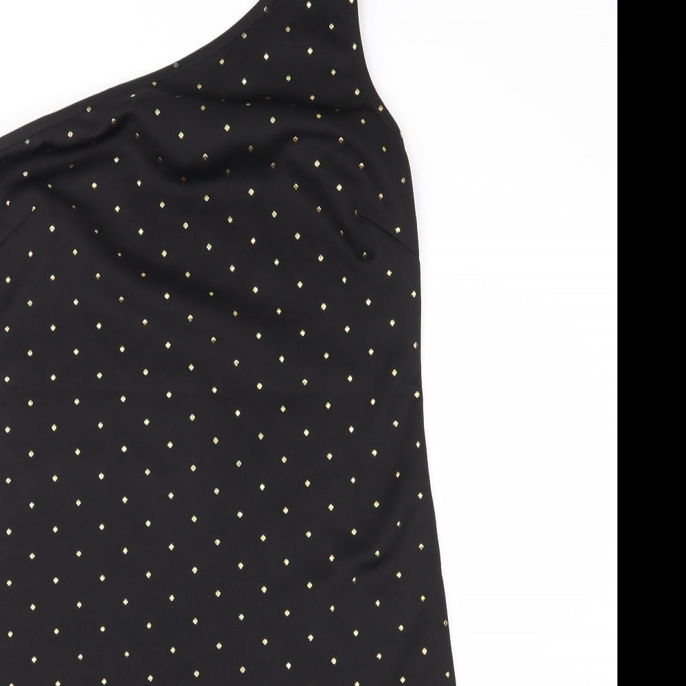 Atmosphere Womens Black Polka Dot  Shift  Size 12