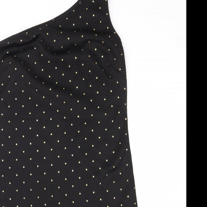 Atmosphere Womens Black Polka Dot  Shift  Size 12