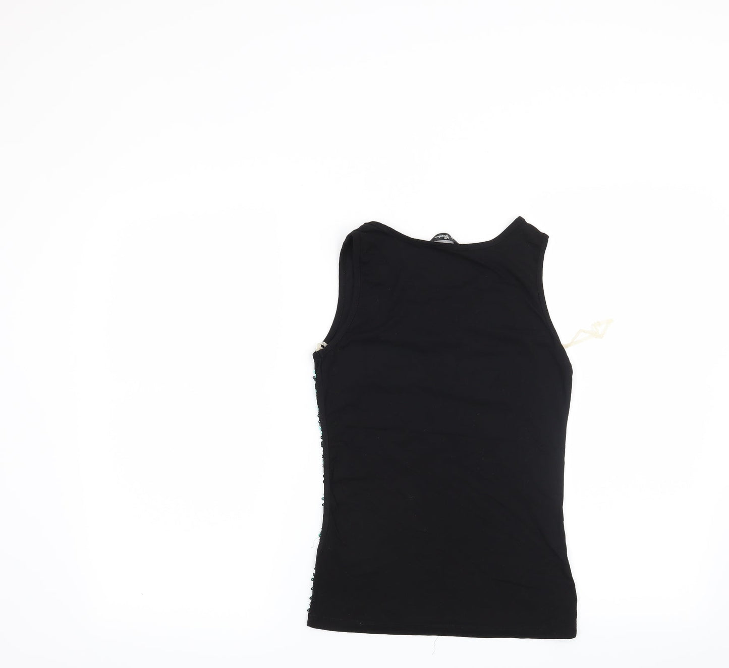 Candy Couture Girls Green   Basic T-Shirt Size 12-13 Years