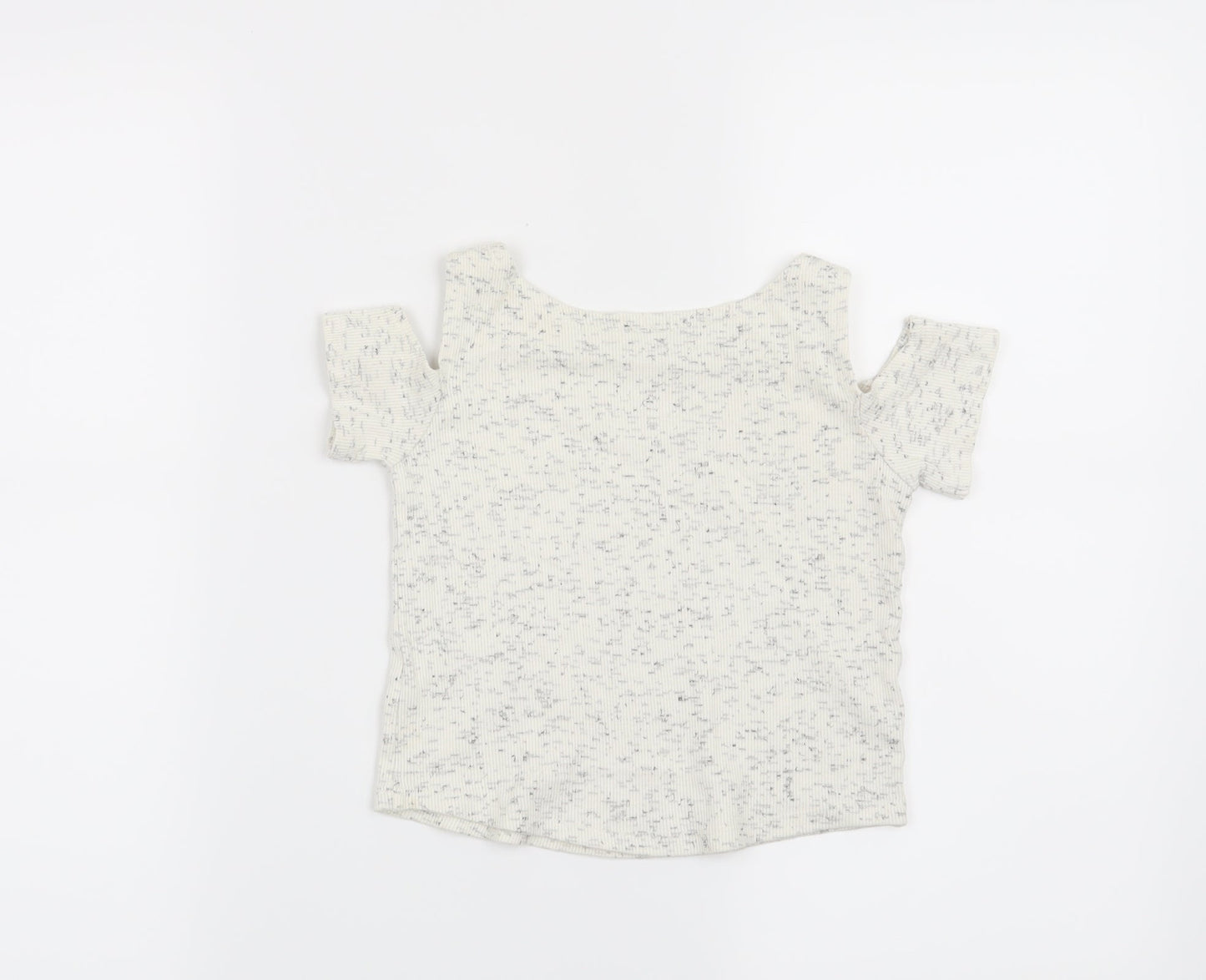 F&F Girls Grey   Basic T-Shirt Size 6-7 Years