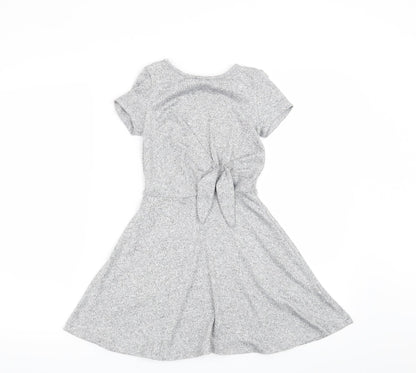 Matalan Girls Grey   Skater Dress
