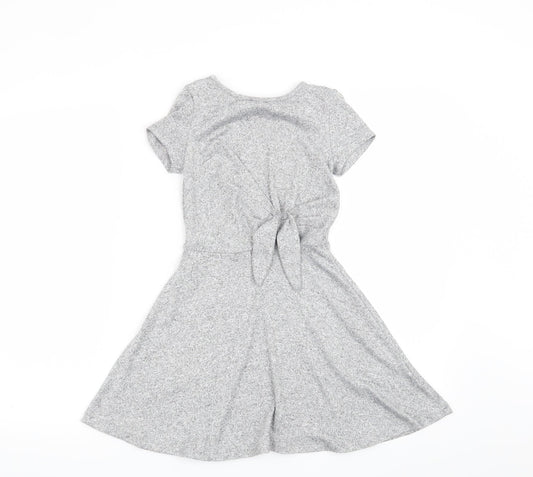 Matalan Girls Grey   Skater Dress