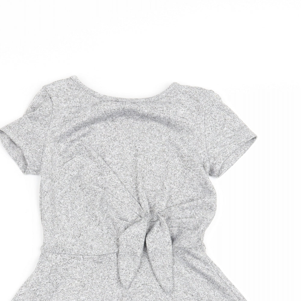 Matalan Girls Grey   Skater Dress