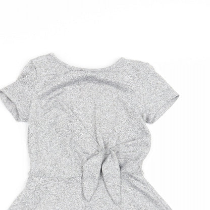 Matalan Girls Grey   Skater Dress