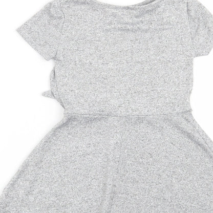 Matalan Girls Grey   Skater Dress
