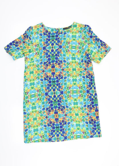 Atmosphere Womens Green Geometric  Shift  Size 12