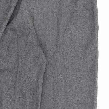 Womens UK Size 18 Preworn Regular Fit  Grey Trousers