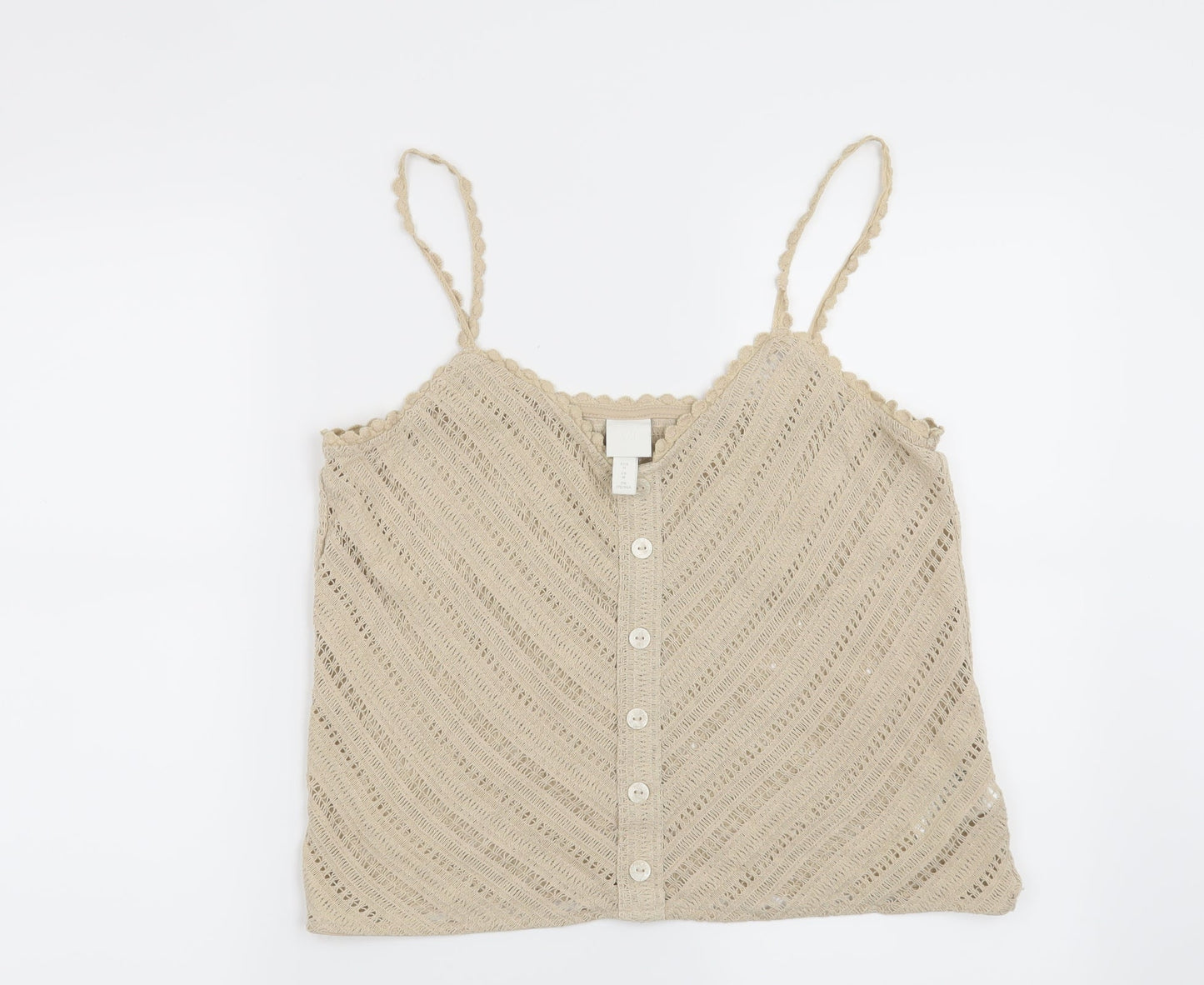 Womens UK Size M H&M Beige Basic