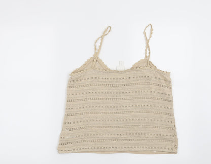 Womens UK Size M H&M Beige Basic