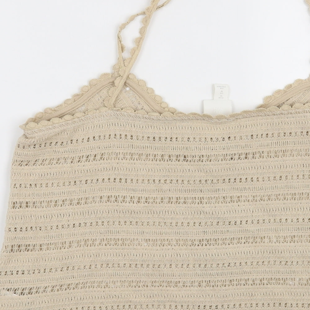 Womens UK Size M H&M Beige Basic