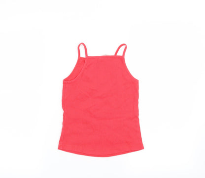 Candy Couture Girls Red   Basic T-Shirt Size 9 Years  - Los Angeles