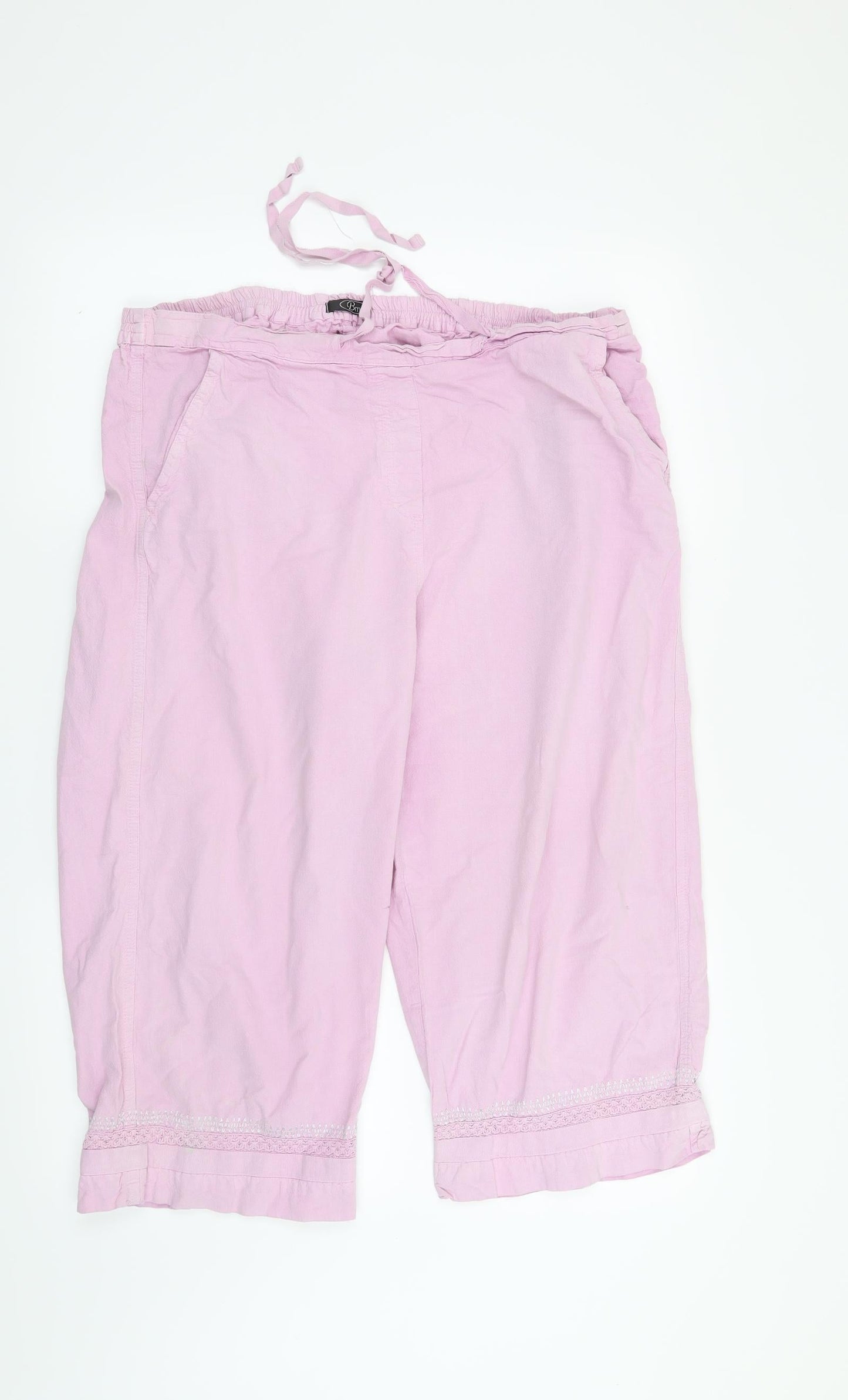 Womens UK Size M Bonmarché Regular Fit  Purple Trousers