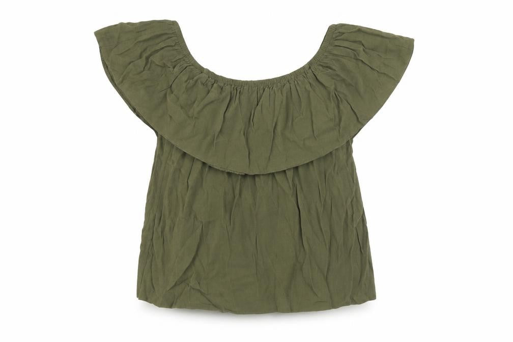 Womens UK Size 10 Miss Selfridge Green Basic Blouse