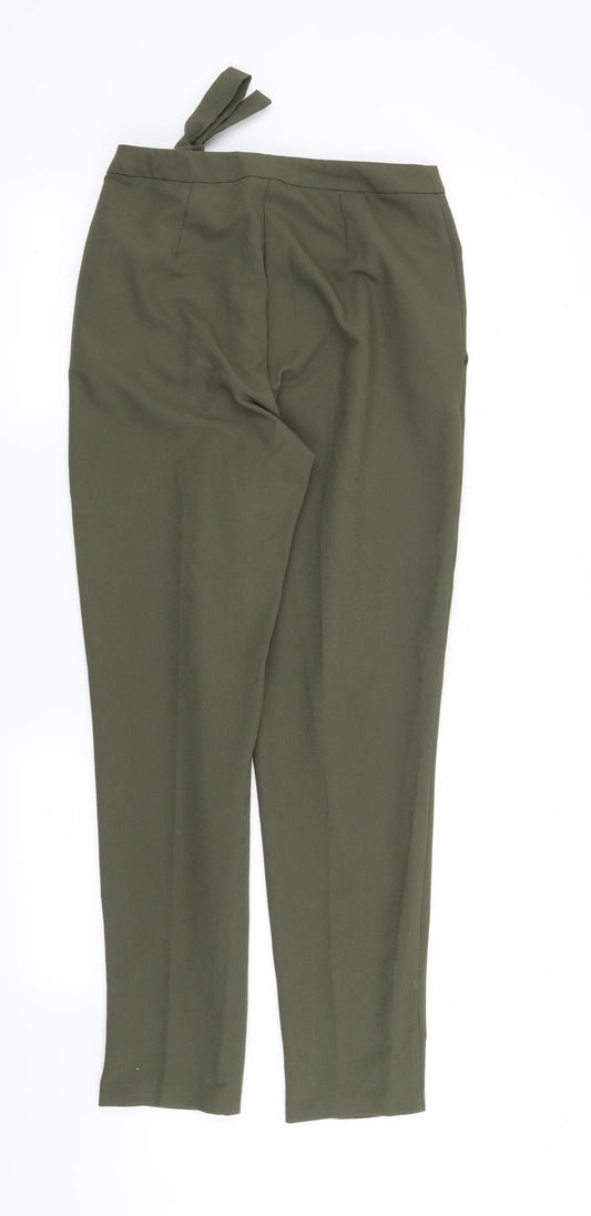 Missguided Womens Green   Trousers  Size 8 L28 in