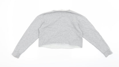 Candy Couture Girls Grey   Pullover Sweatshirt Size 9 Years  - Michigan
