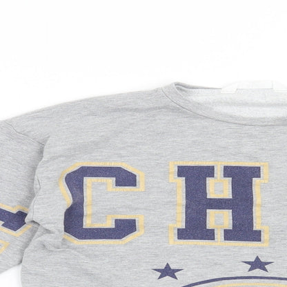 Candy Couture Girls Grey   Pullover Sweatshirt Size 9 Years  - Michigan