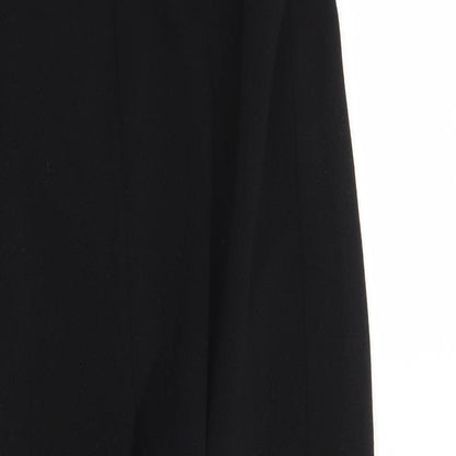 Womens UK Size S Preworn Regular Fit  Black Trousers