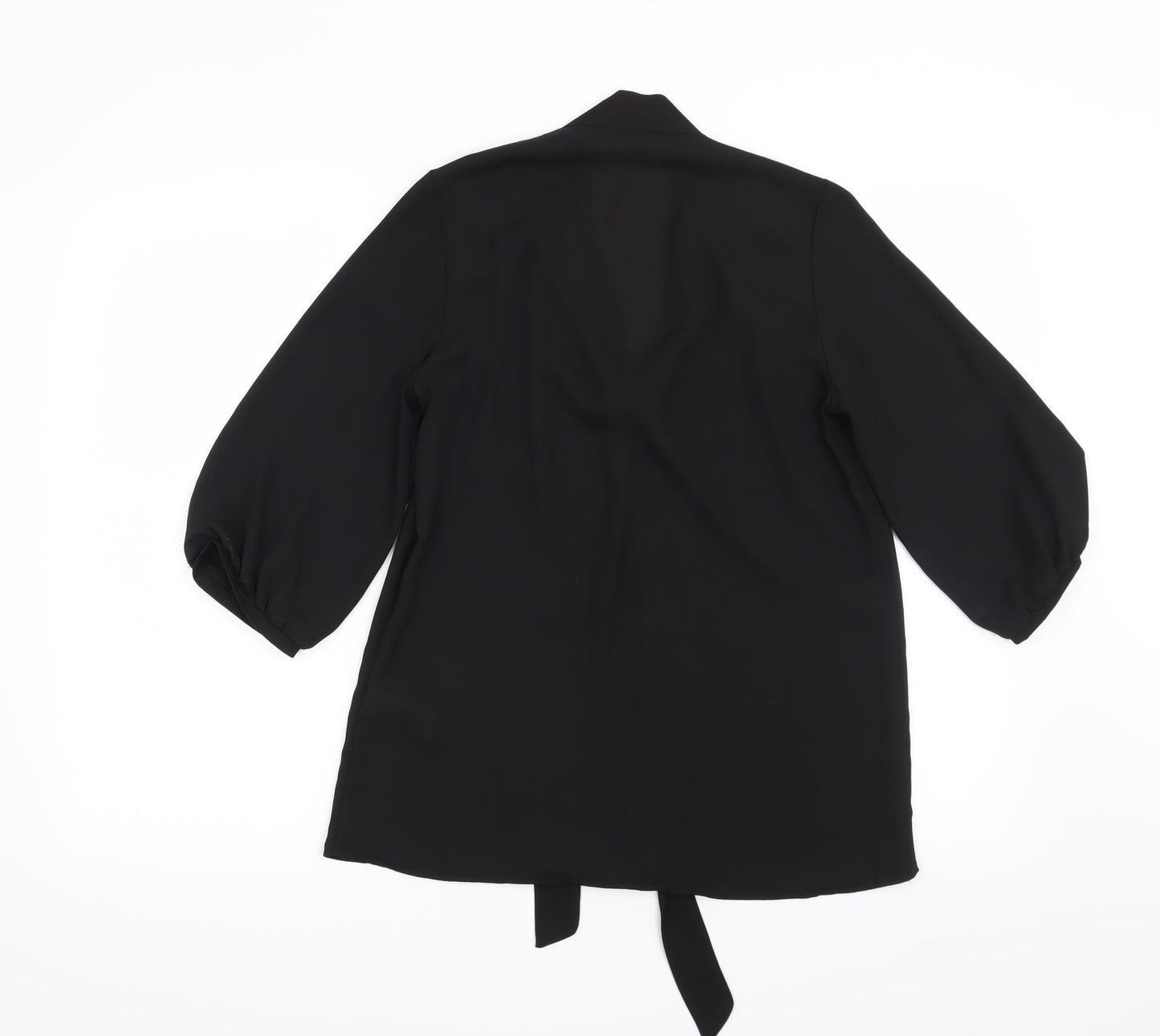 Womens UK Size 8 Atmosphere Black Basic Blouse