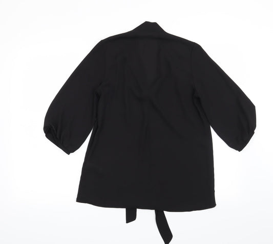 Womens UK Size 8 Atmosphere Black Basic Blouse