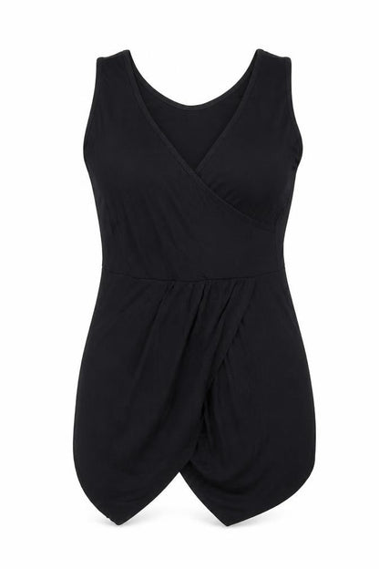 Womens UK Size XL Preworn Black Basic Blouse