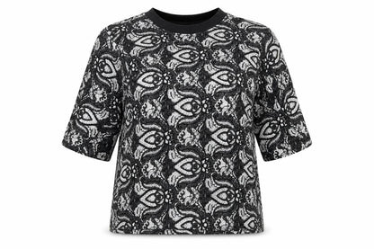 Womens UK Size 8 Topshop Black Basic T-Shirt