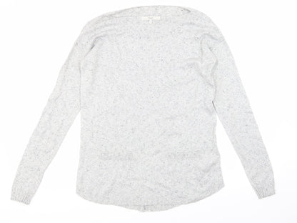 Womens UK Size 8 NEXT Grey Henley Sweatshirt
