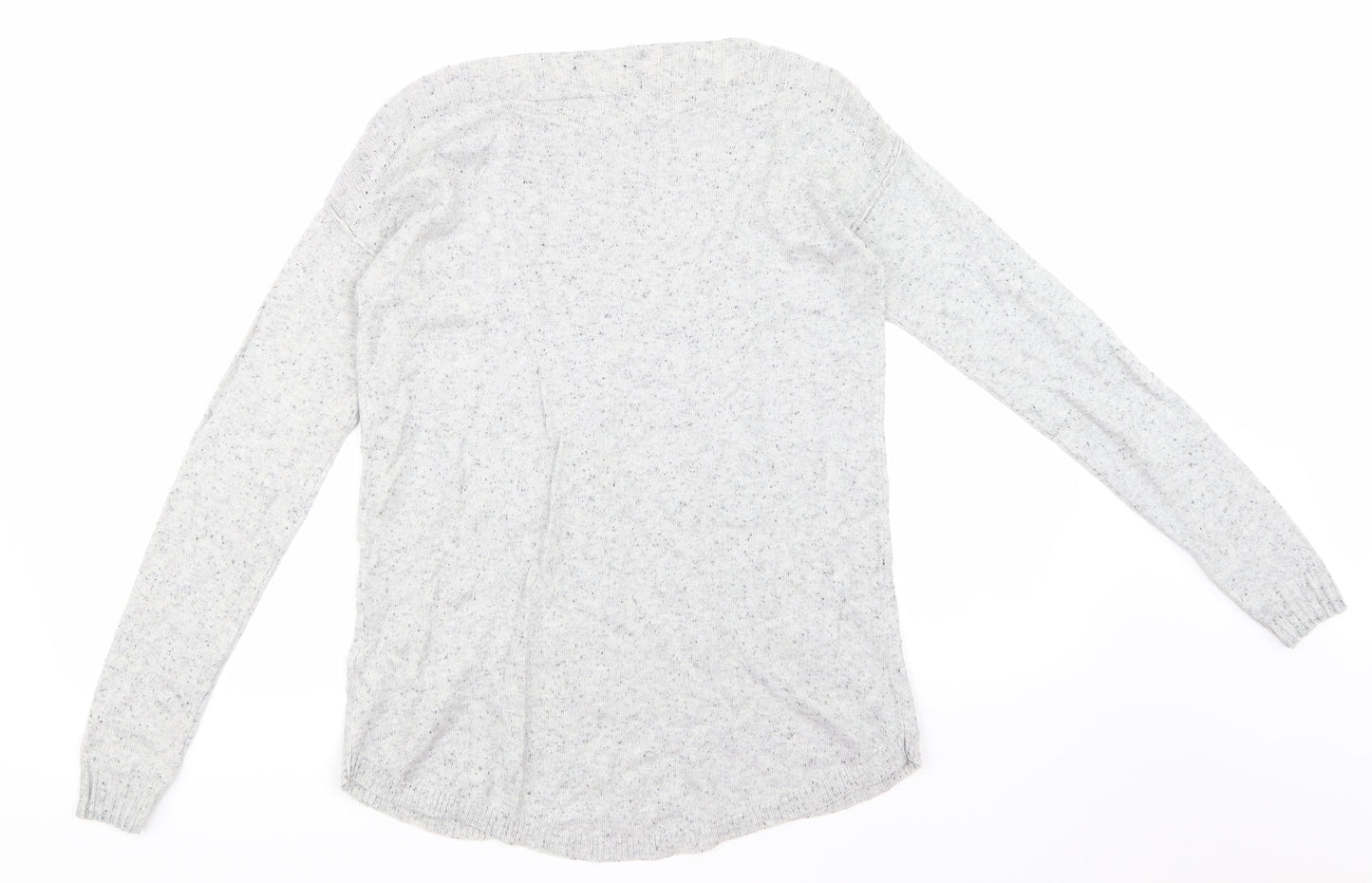 Womens UK Size 8 NEXT Grey Henley Sweatshirt