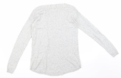 Womens UK Size 8 NEXT Grey Henley Sweatshirt