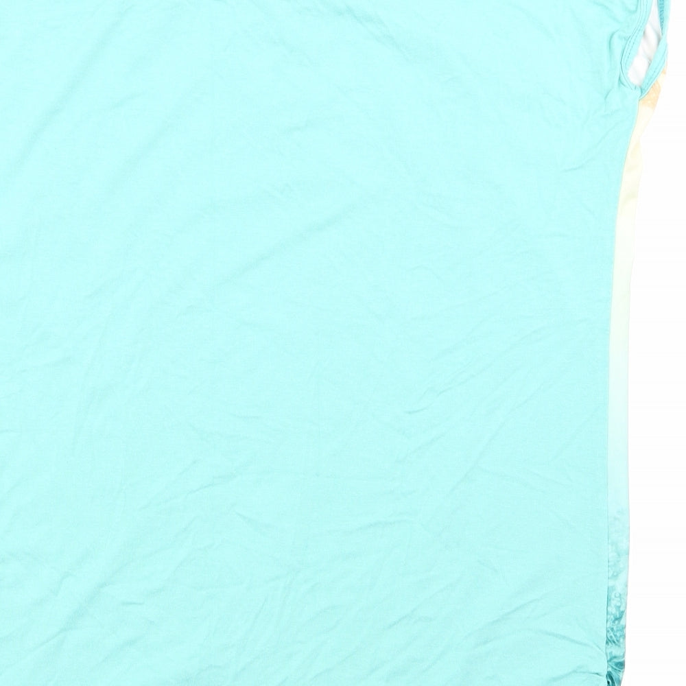 Womens UK Size S Just Elegance Green Basic T-Shirt
