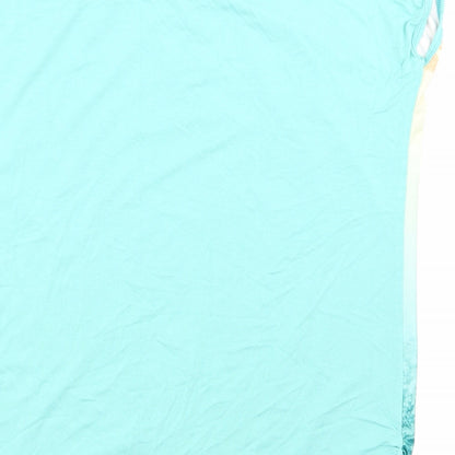 Womens UK Size S Just Elegance Green Basic T-Shirt