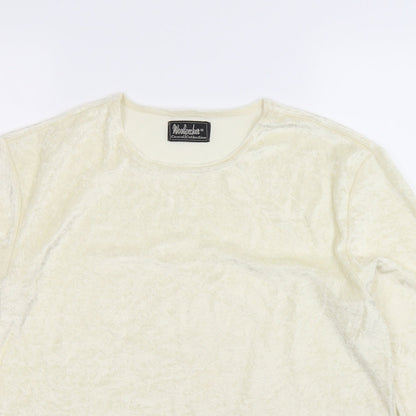 Woodpecker Womens White   Basic T-Shirt Size 12