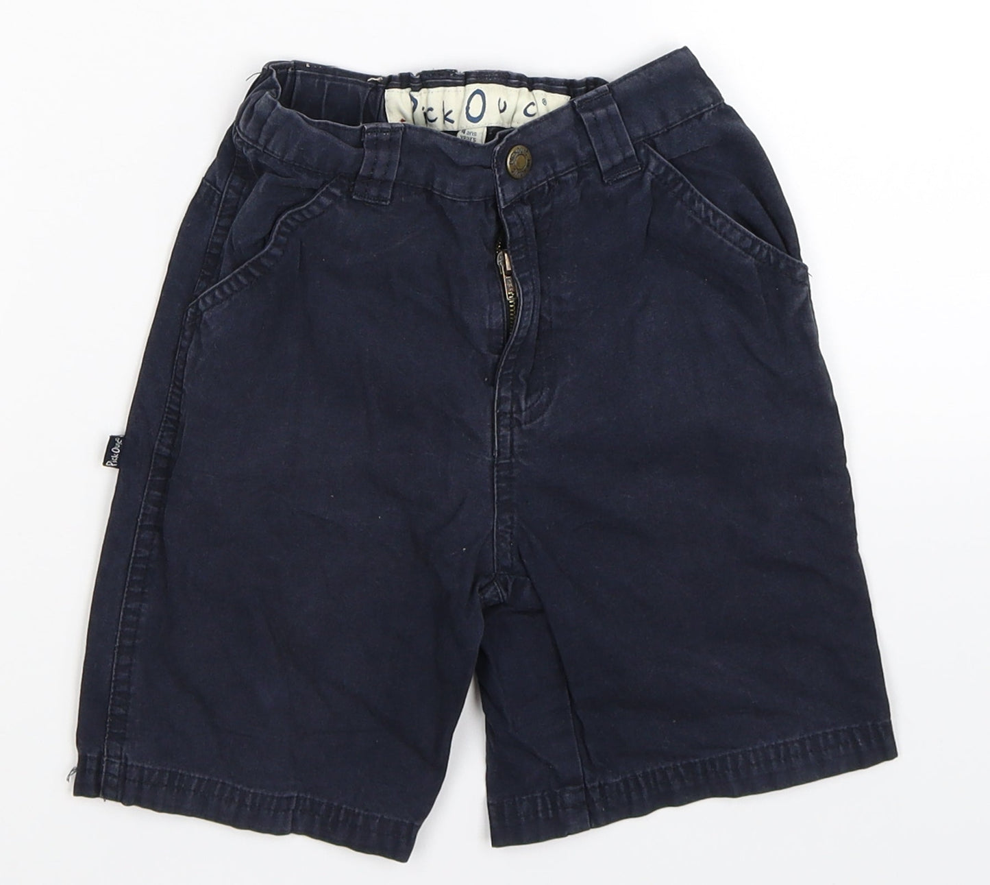 Pick Ouic Boys Blue   Chino Shorts Size 4 Years