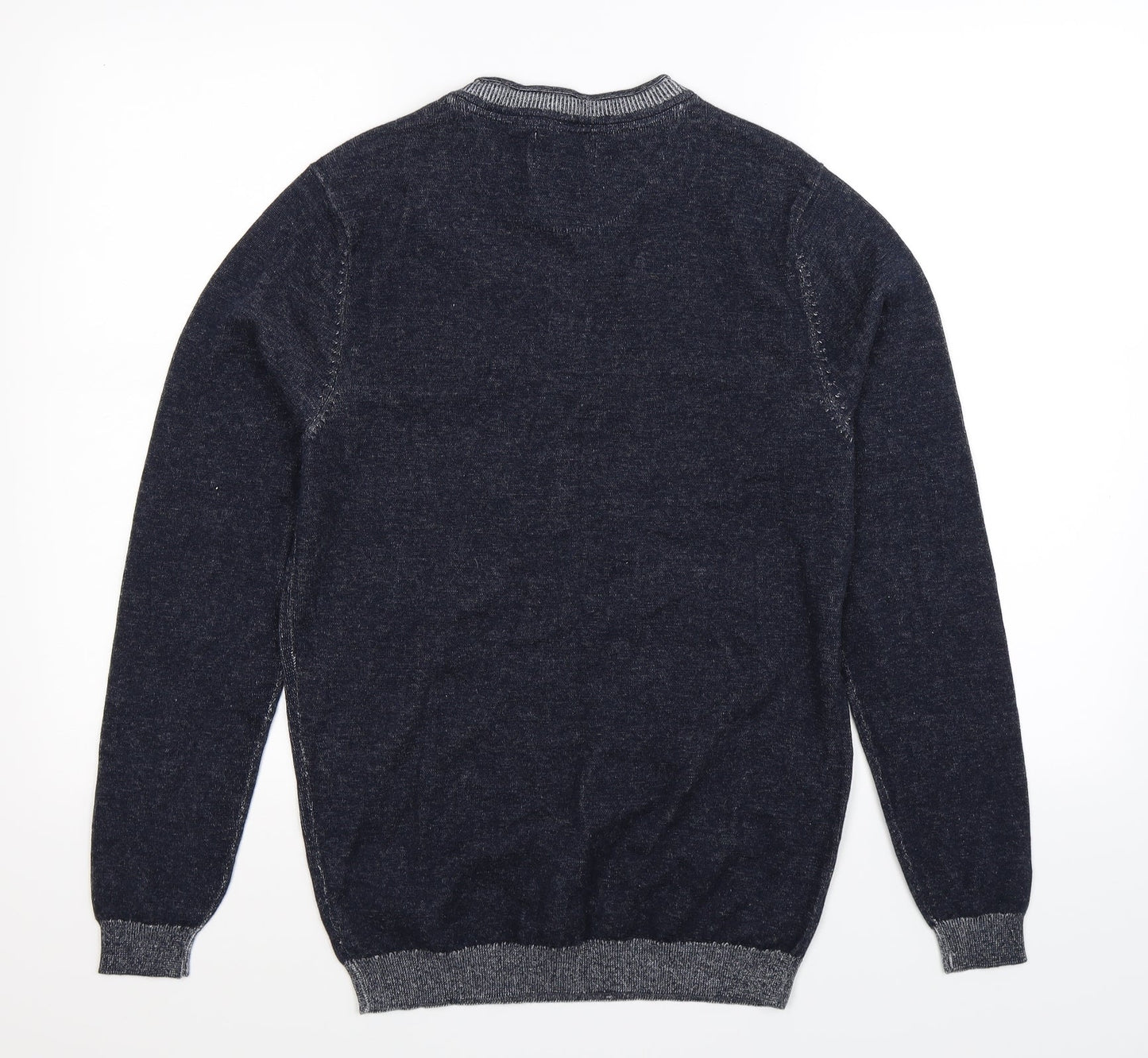 George Mens Blue  Knit Pullover Jumper Size S