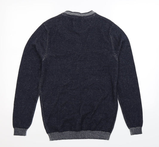 George Mens Blue  Knit Pullover Jumper Size S