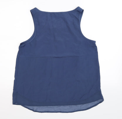 Womens UK Size 14 Atmosphere Blue Basic Tank